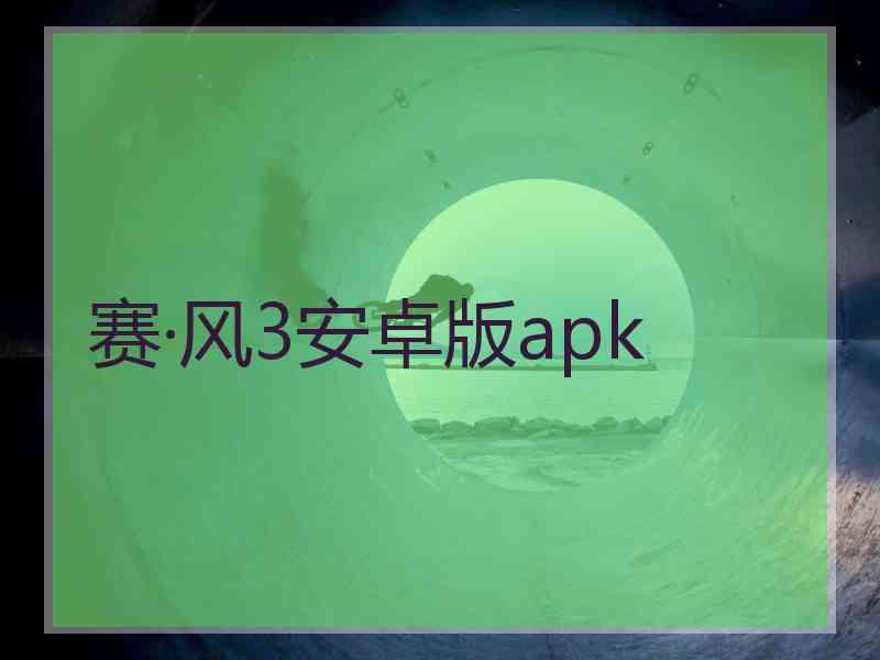 赛·风3安卓版apk